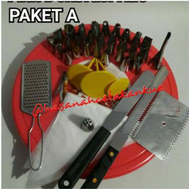 Paket A Alat Dekorasi Menghias Kue Tart Birthday Cake Spuit Lengkap