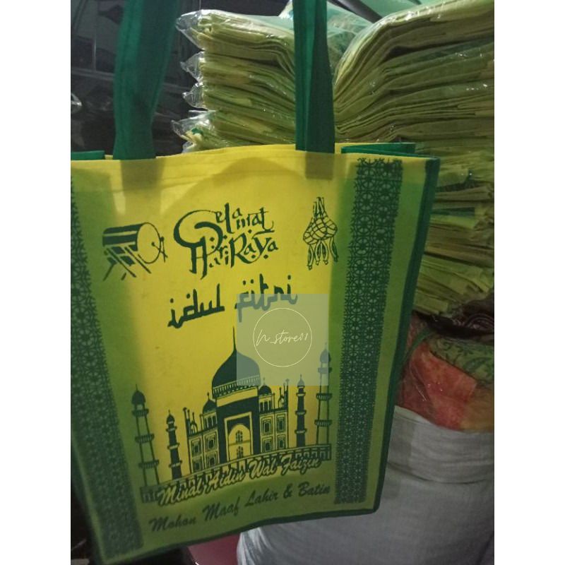 

Goodie Bag / tas parcel / tas parsel / tas idul Fitri / parsel lebaran / tas spunbond