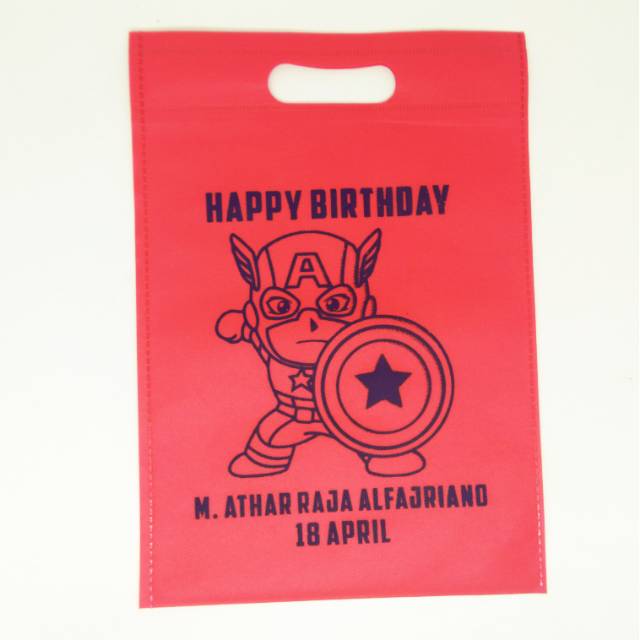

Tas Ultah HSC press polos atau plus sablon