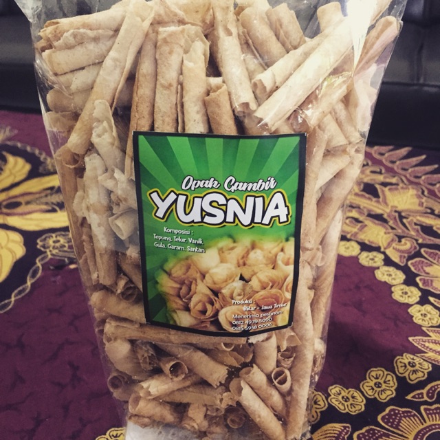 

Krupuk gambir / semprong