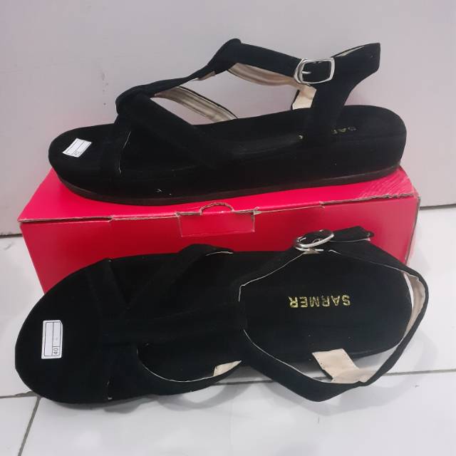 REINA FLAT BLACK flat shoes SARMER
