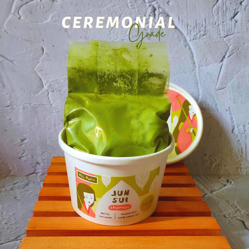 

Junsui Chanoyu - Ceremony Grade - Bubuk / Pure Matcha Jepang 100 gram