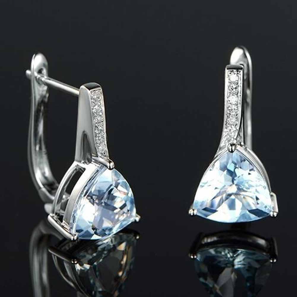 Hu Hu Hu Hu Hu Alat Bantu Pasang Kacamata♡ Anting Tusuk Gantung Hias Sapphireberlian Imitasi Gaya Elegan Untuk Wanita