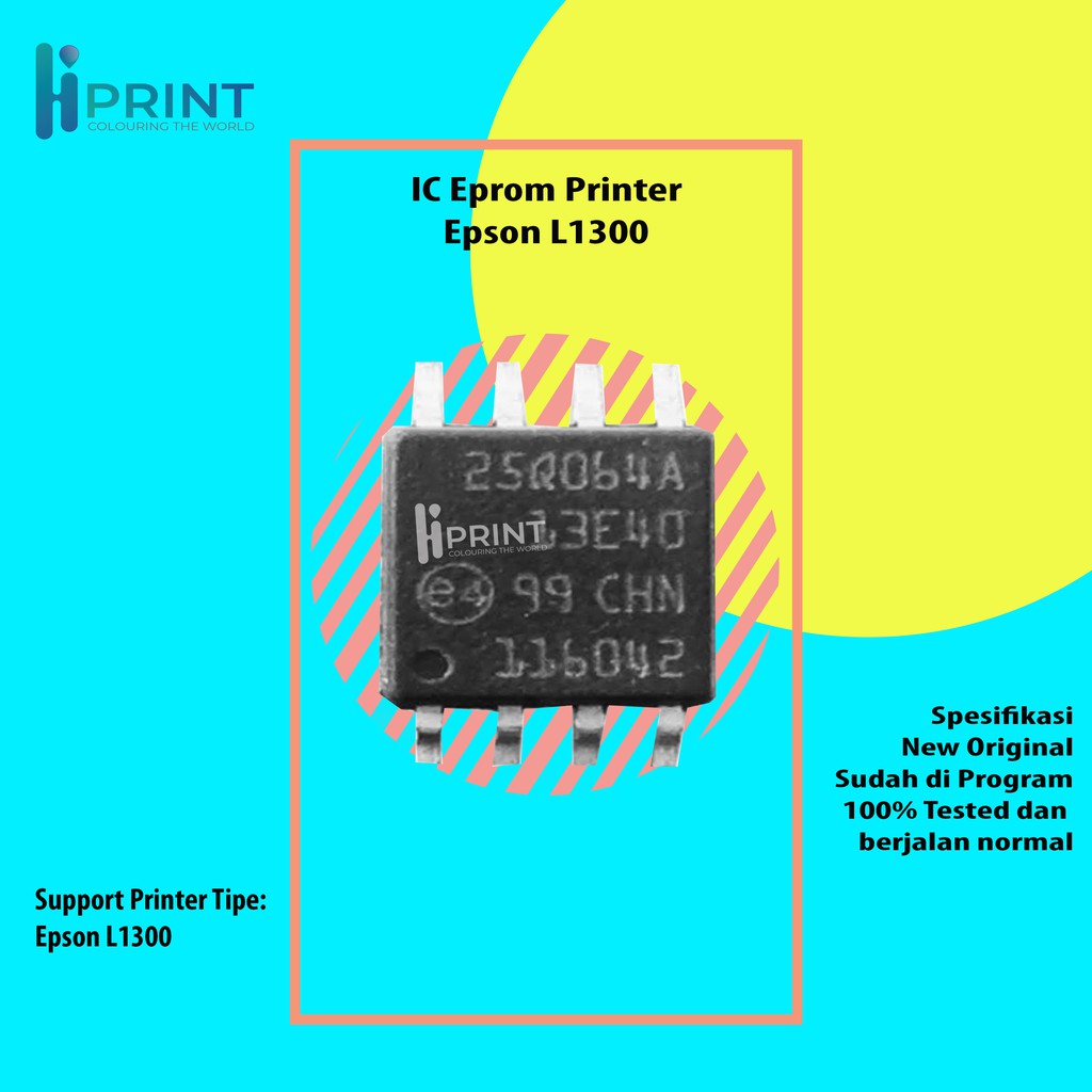 IC Eprom Epson L1300, IC Eeprom Epson L1300, IC Counter Epson L1300, Resetter Printer Epson L1300