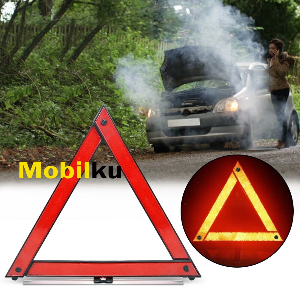 [BISA COD] Segitiga Pengaman Mobil Reflektor Mobil Darurat Lipat Rangkat Rakit Emergency Triangle Warning