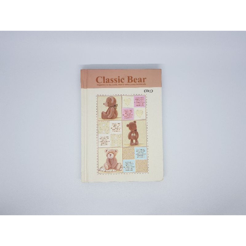 

Classic Bear notebook / buku tulis / notebook / buku catatan / memo