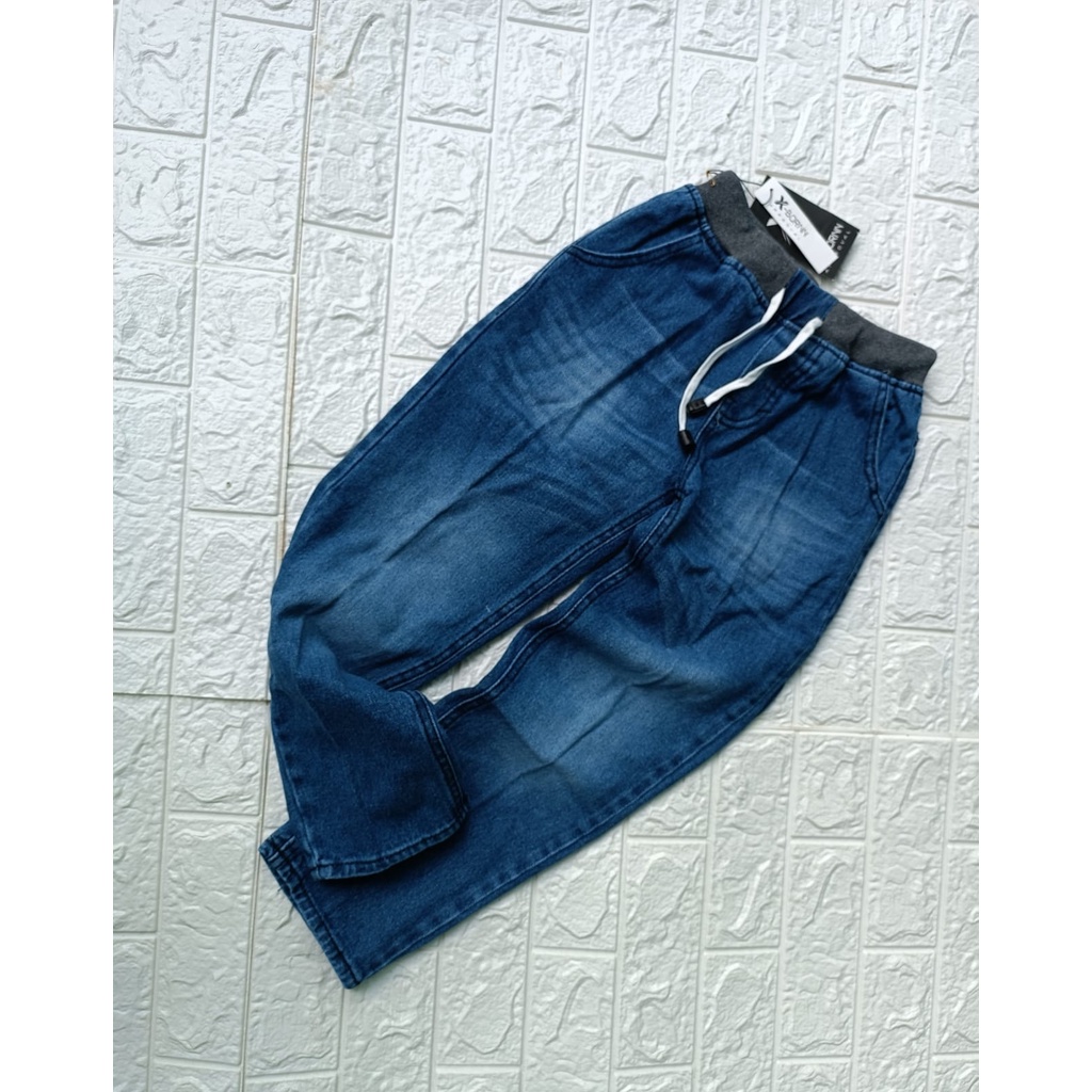 Celana jeans panjang stret strecth anak tanggung model terbaru distro