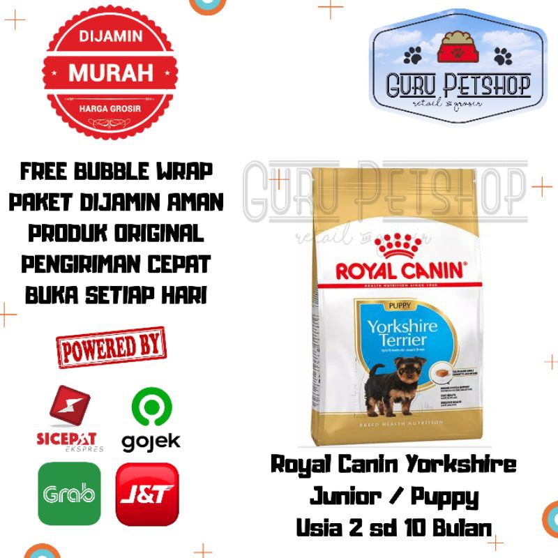 Royal Canin Yorkshire Puppy 1.5kg Freshpack Makanan Anak Anjing Yorkshire Junior