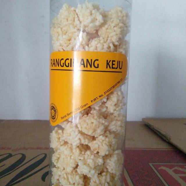 

Rangginang Keju 200gr Toples