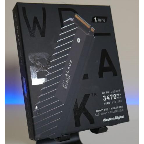 Western Digital Wd Black Sn750 1Tb M.2 Nvme Pci-E Ssd With Heatsink Ready Stok