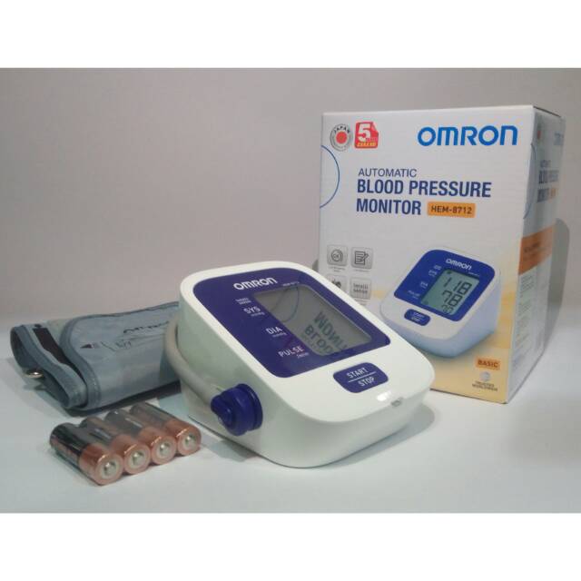 Tensimeter Digital OMRON Automatic Blood Pressure Monitor HEM-8712 BASIC | Original | Alat Ukur Tekanan Darah