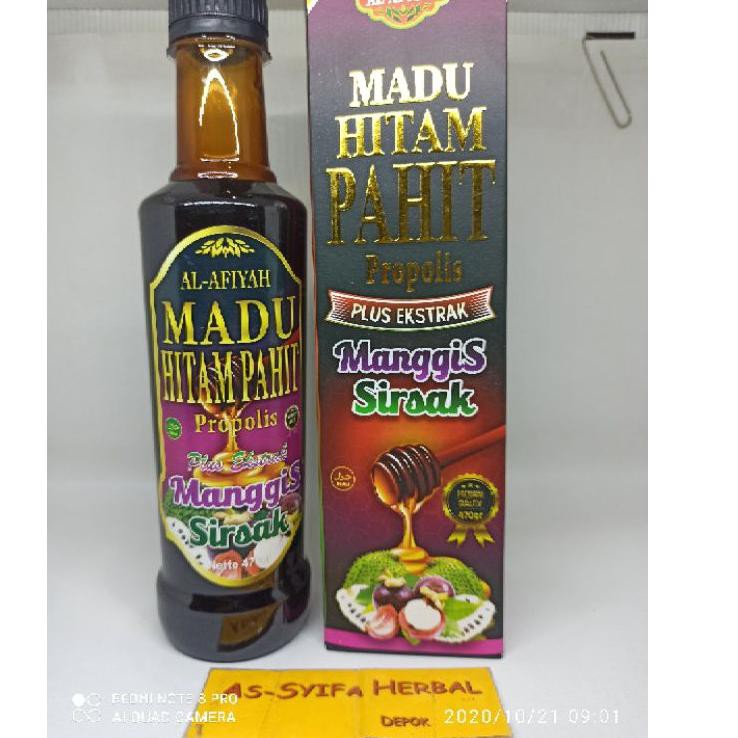 

WY7 Madu Hitam Pahit Plus Kulit Manggis dan Sirsak✺ (Serba Murah)