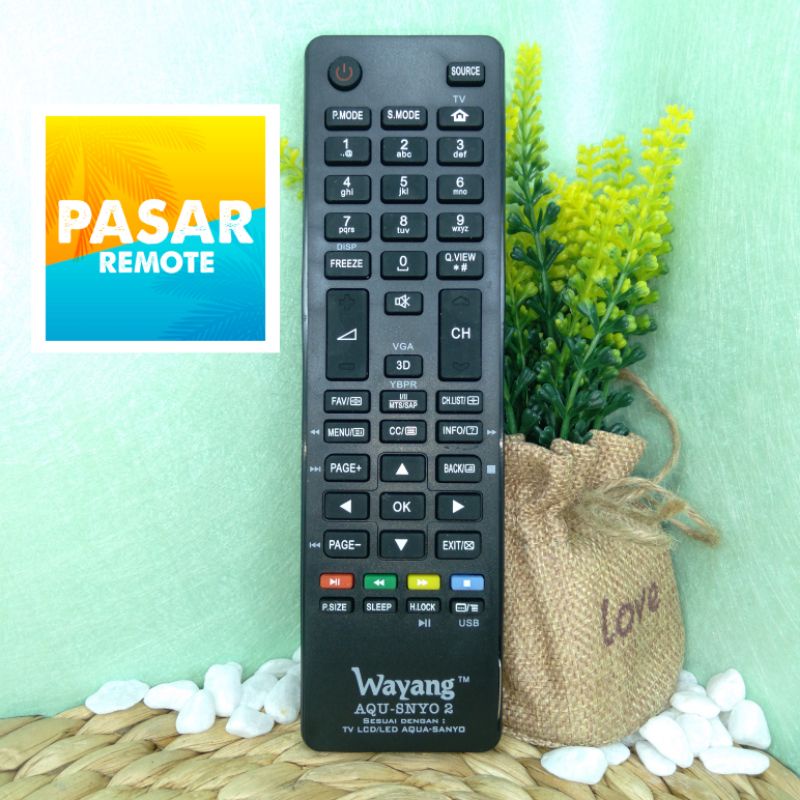 REMOTE TV AQUA LED - A8