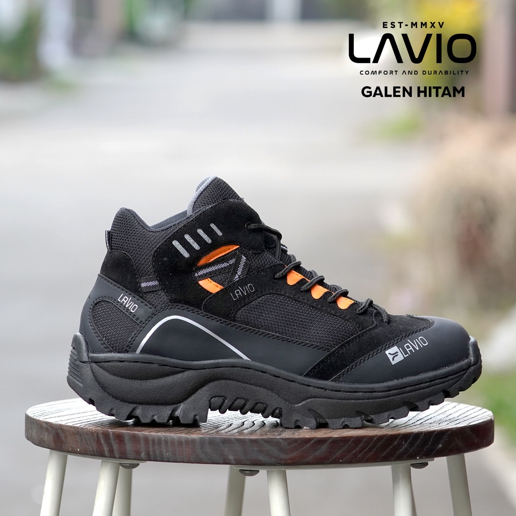 sepatu safety BOOTS BIG SIZE JUMBO Lavio Galen terlaris original Pria