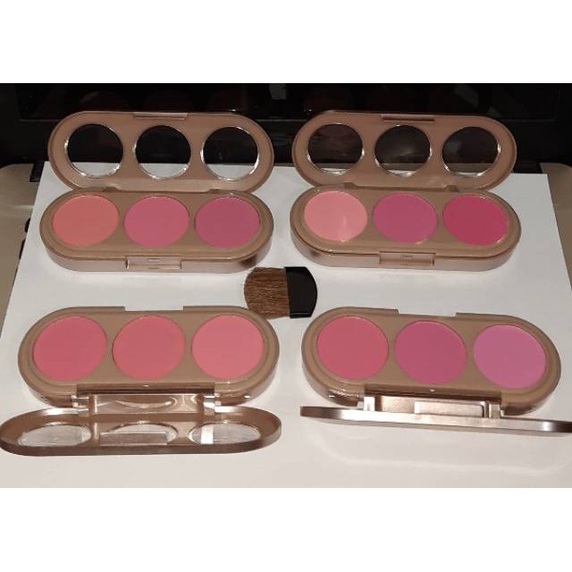 [ECER] BLUSH ON NKD ISI 1/2/3 WARNA+BRUSH