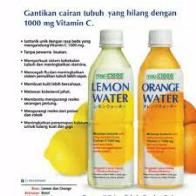 jne jtr only orange water lemon water uc1000 you c 1000