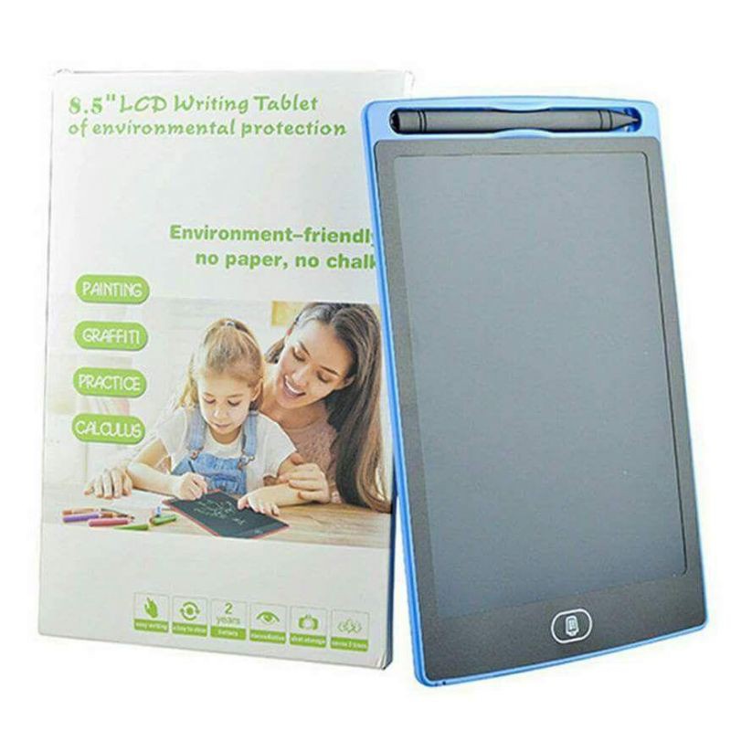 LCD Drawing Writing Tablet 8.5 Inch Mainan Papan Tulis Anak