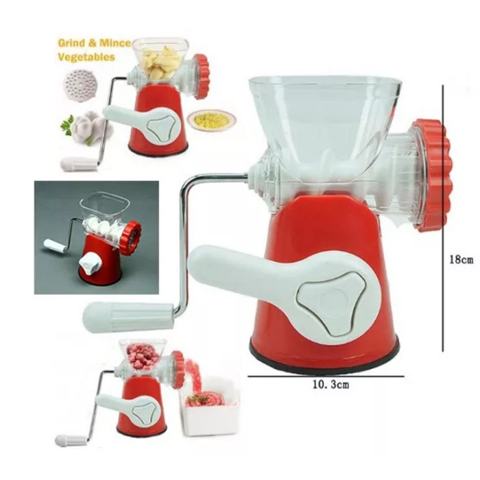 Dijual MEAT GRINDER MANUAL   GILINGAN SAYUR N DAGING MANUAL PLASTIK   LH22CW Limited