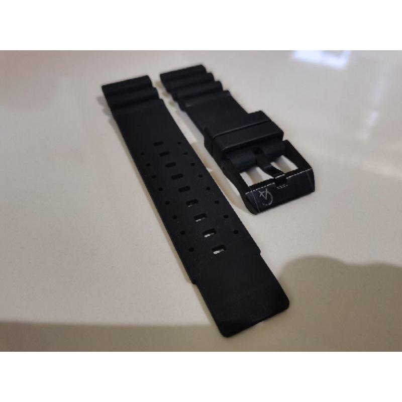 STRAP TALI KARET  JAM TANGAN ALEXANDRE CHRISTIE ORIGINAL UK 24MM ALL STAINLESS STEEL