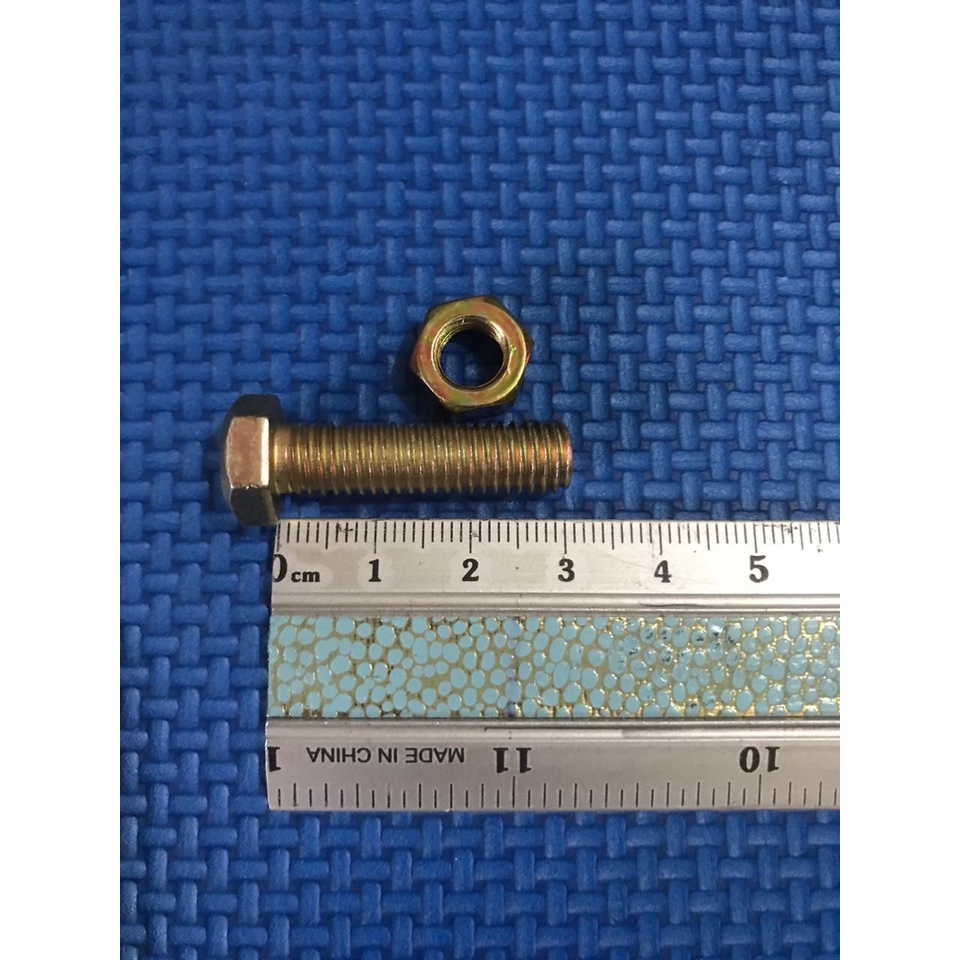 (PAKET 50pcs) BAUT 14 + MUR (10mm) x 3 cm