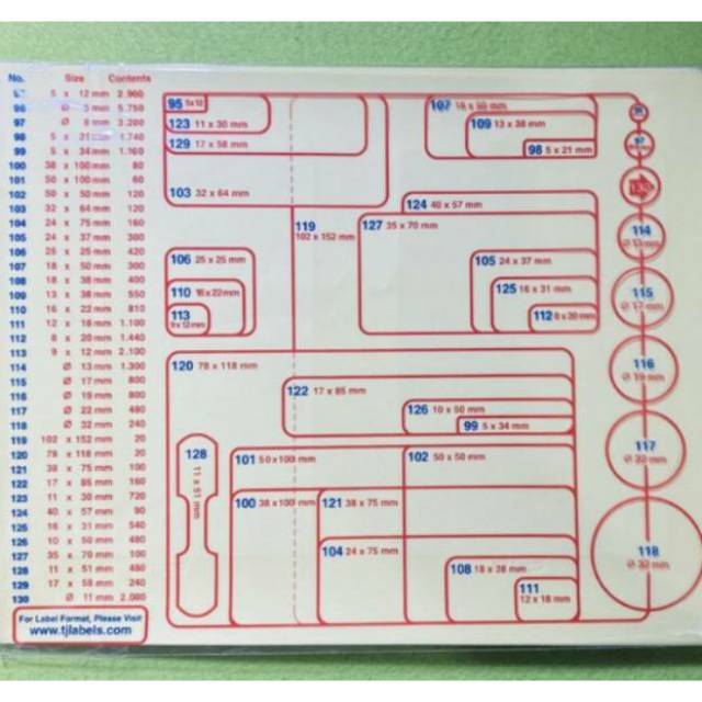 

1 Box Isi 25 Pack Stiker Polos Label Tom&Jerry No 113 uk 9x12mm