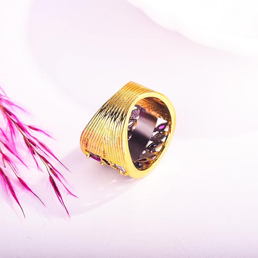 Hu Hu Hu Hu Hu Alat Bantu Pasang Kacamata♡ Cincin Lapis Silver Dengan Batu Permata Imitasi Warnawarni Gaya Gothic Untuk Wanita