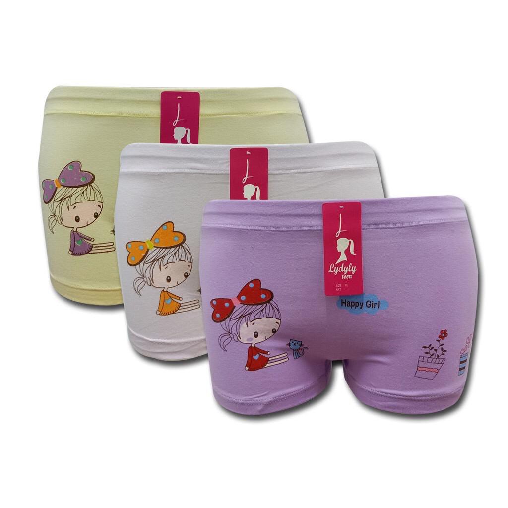 ORI Lydyly Celana Dalam Boxer Anak Perempuan Art 5427 M L XL - CD Anak Lydyly Kids Girls