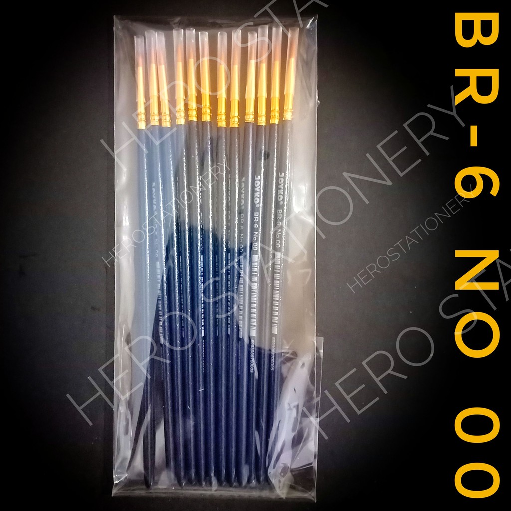 

Kuas lukis halus brush joyko no.00 BR-6 . 12 unit