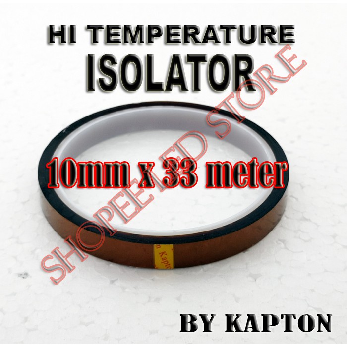 HI TEMPERATUR ISOLATOR KAPTON TAPE FOR HPL LED COB DIY LAMPU SOROT AQUASCAPE