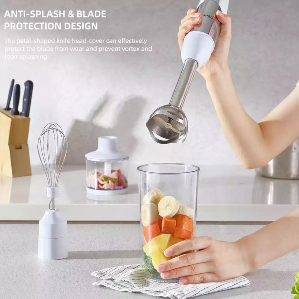 Jubake Hand Blender Set Multifungsi Blender Tangan Portable Penggiling Juice Buah Daging Kacang Keledai Mesin Pencincang Makanan 3 in 1