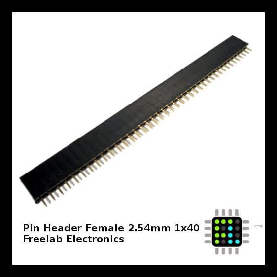 Pin Header Female 2.54mm 1x40