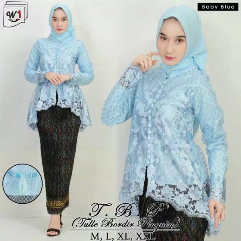 Kebaya Modren Tulle Busui / Kebaya Pesta / Kebaya Wisuda / Kebaya Seragam