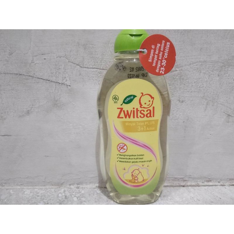 Zwitsal Minyak Telon Natural Baby 60ml, 100ml, plus 100ml