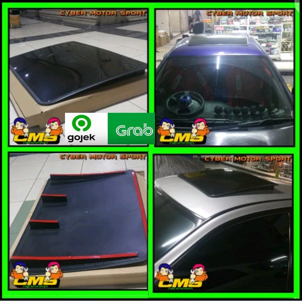 sunroof mobil universal. sunroof dummy. moonroof dummy. sunroof mobil variasi.  fake car sun roof