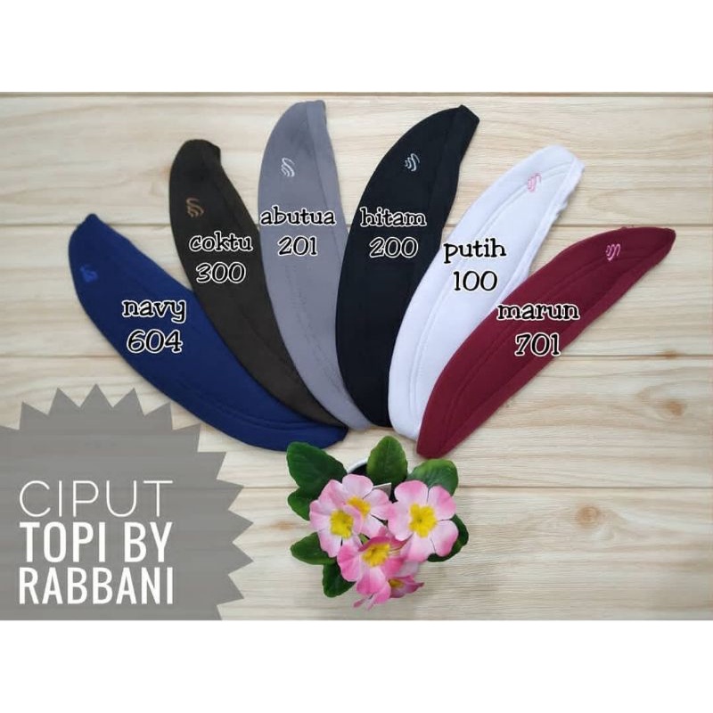 Ciput daleman kerudung Rabbani Ciput Topi PE Ori