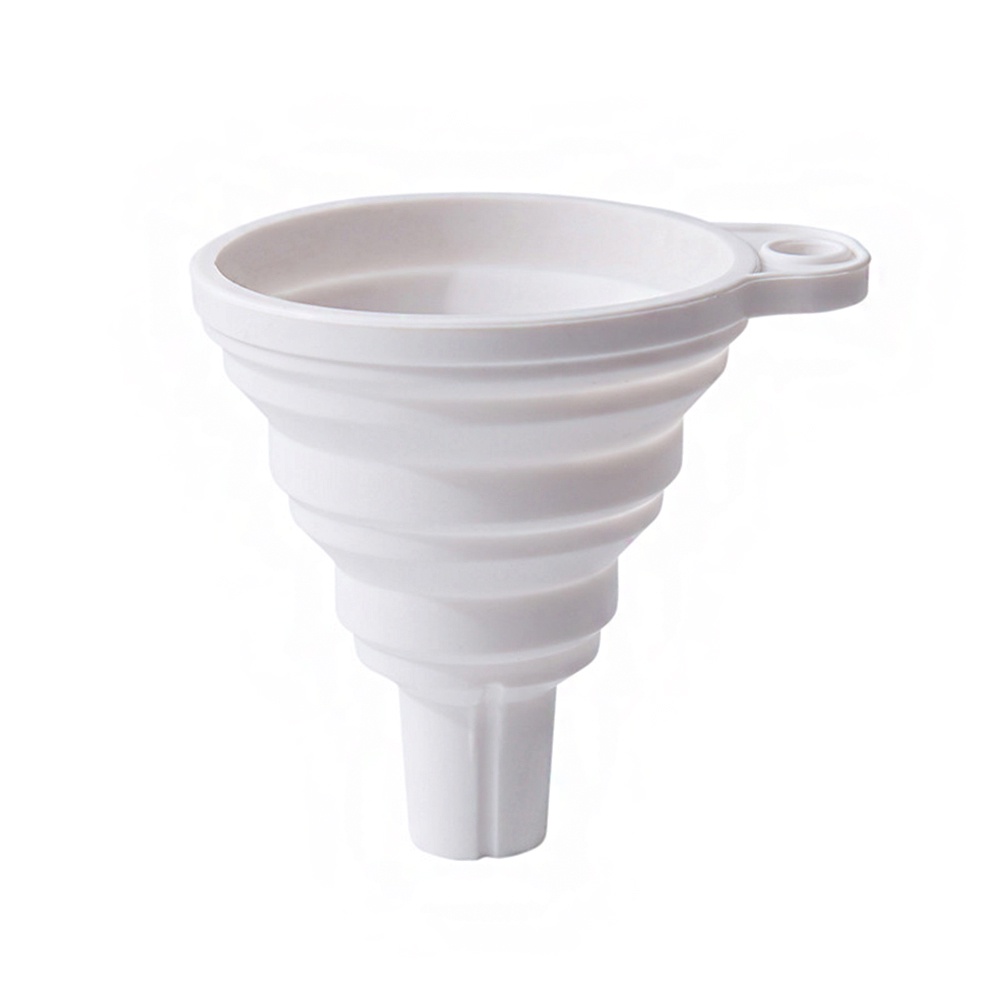 Corong Lipat Portable Bahan Silikon Untuk Bahan Bakar / Minyak / Bir