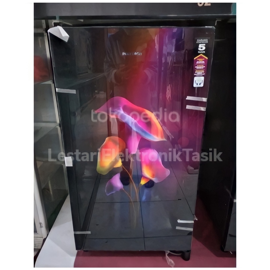 Polytron Kulkas 1 Pintu 150L Belleza Tempered Glass PRA 15MTR PRA 15MT