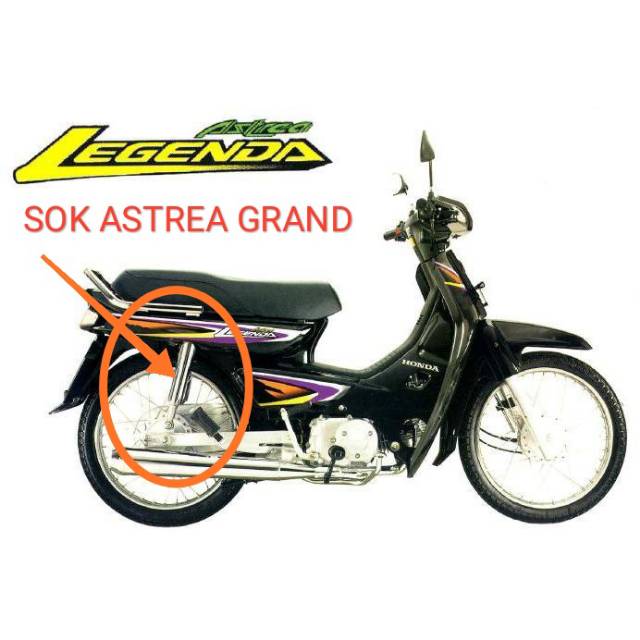 SOK BELAKANG HONDA GRAND ASTREA STANDAR / SHOCKBREKER HONDA GRAND STANDAR