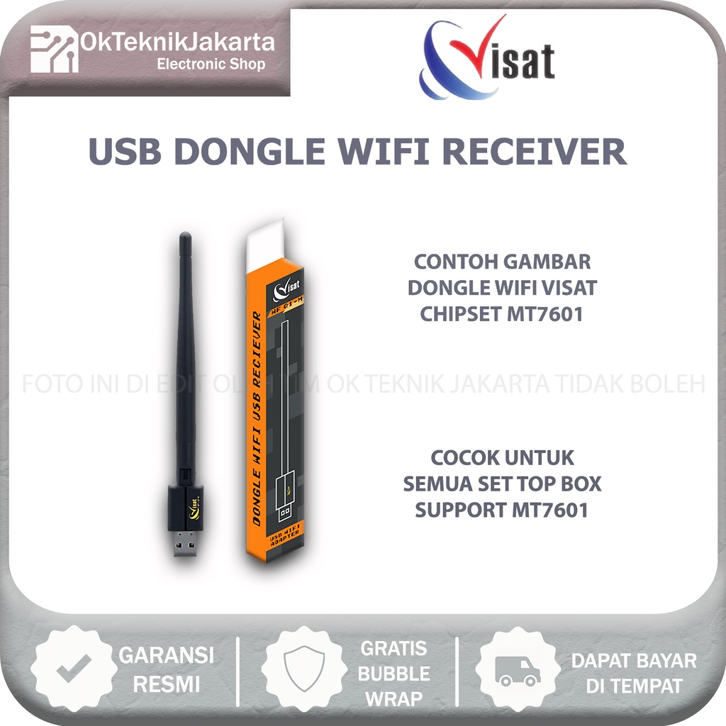 OTJ [ COD ] + [ GRATIS ONGKIR ] Usb Wifi Wireless Adapter 150 Mbps Usb Dongle Wifi Visat MT 7601 Untuk Receiver Parabola set top box tv digital