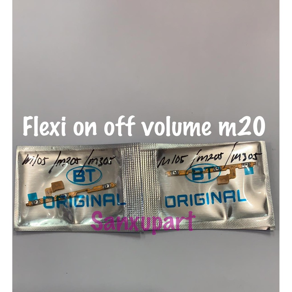 FLEXIBEL FLEXIBLE FLEXSIBEL SAMSUNG M20 ON OFF VOLUME ORIGINAL