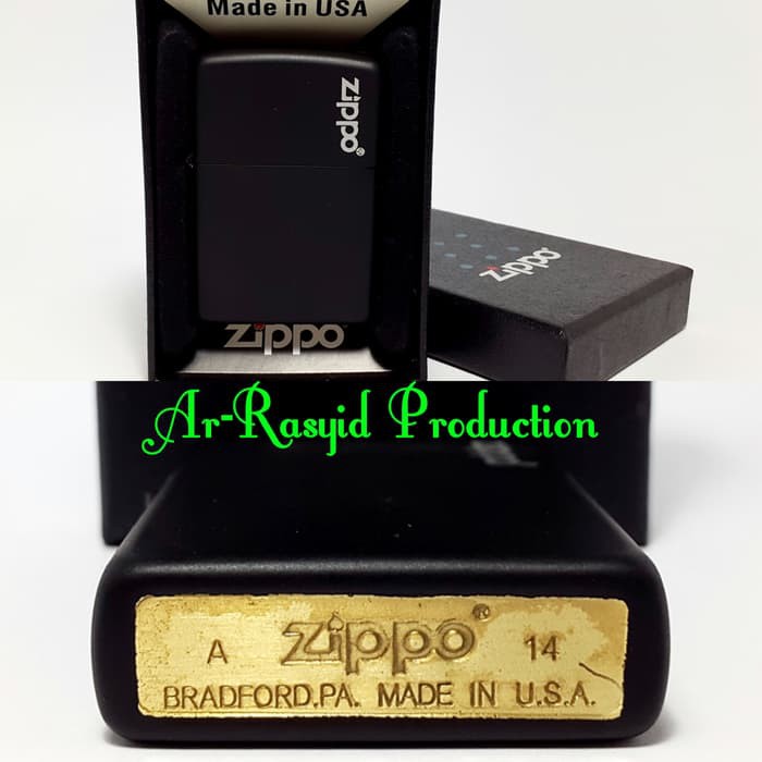 Korek Api Zippo Meat / Kw Super/ Super Copy Berdenting Hitam 1