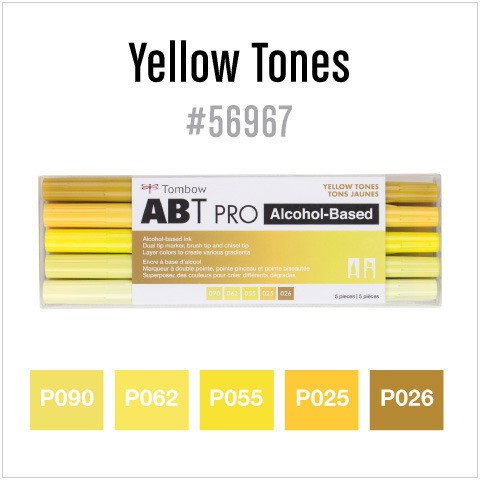 

TOMBOW COLORING BRUSH ABT PRO SET 5 YELLOW