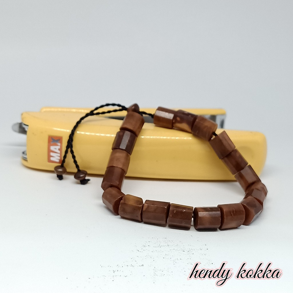 gelang kokka kaukah cutting lurus coklat