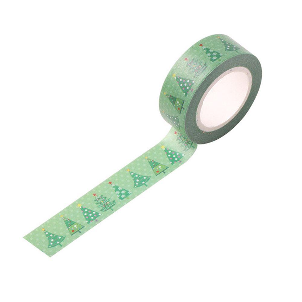 【 ELEGANT 】 Selotip Natal Office Supply Creative Office Adhesive Tape DIY Scrapbooking Tape Stiker Buku Pegangan Decor Adhesive Tape