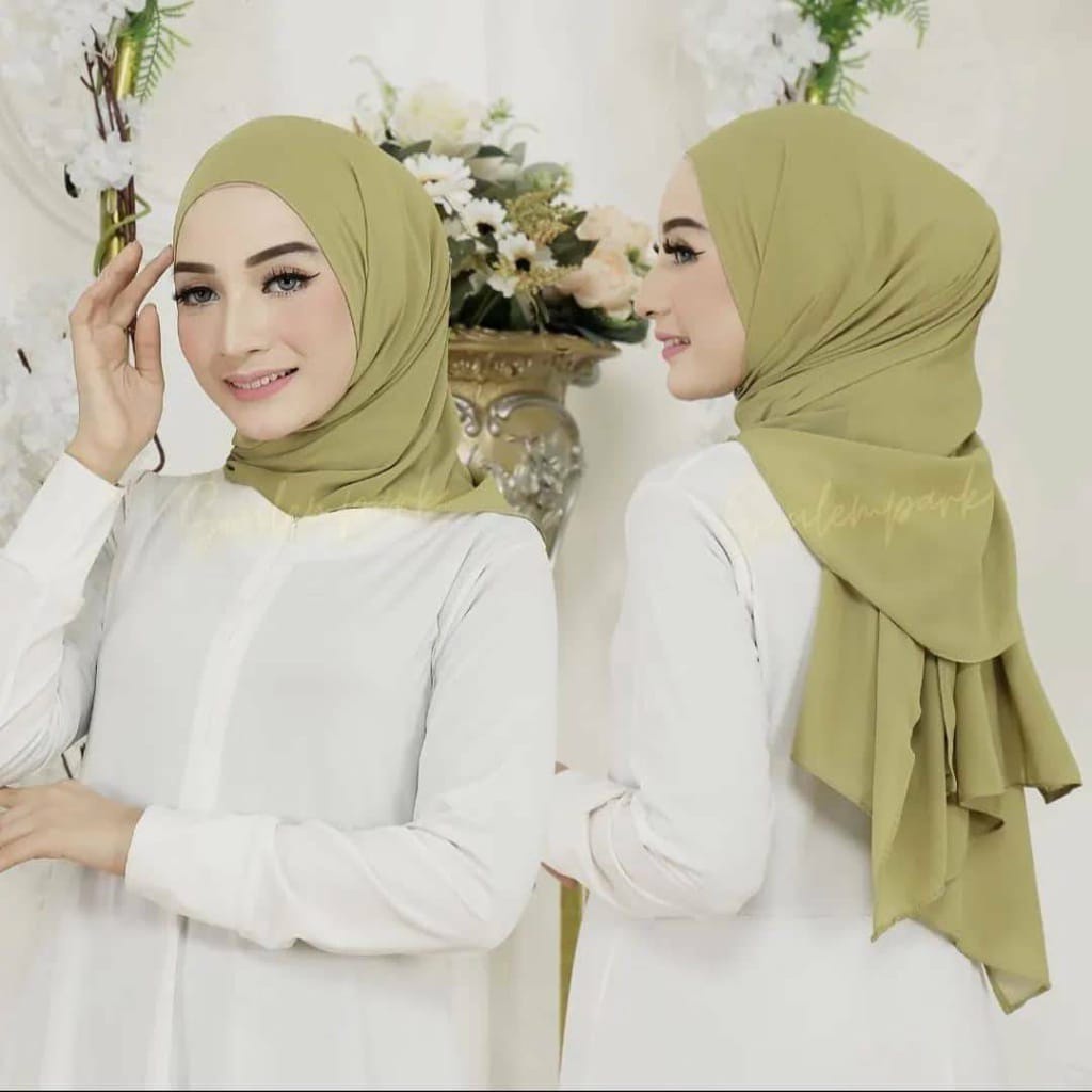 Pashmina Instan Oval Jersey Hijab Pashmina Oval Jersey Premium Jilbab Instan Termurah Pasar Hija'b