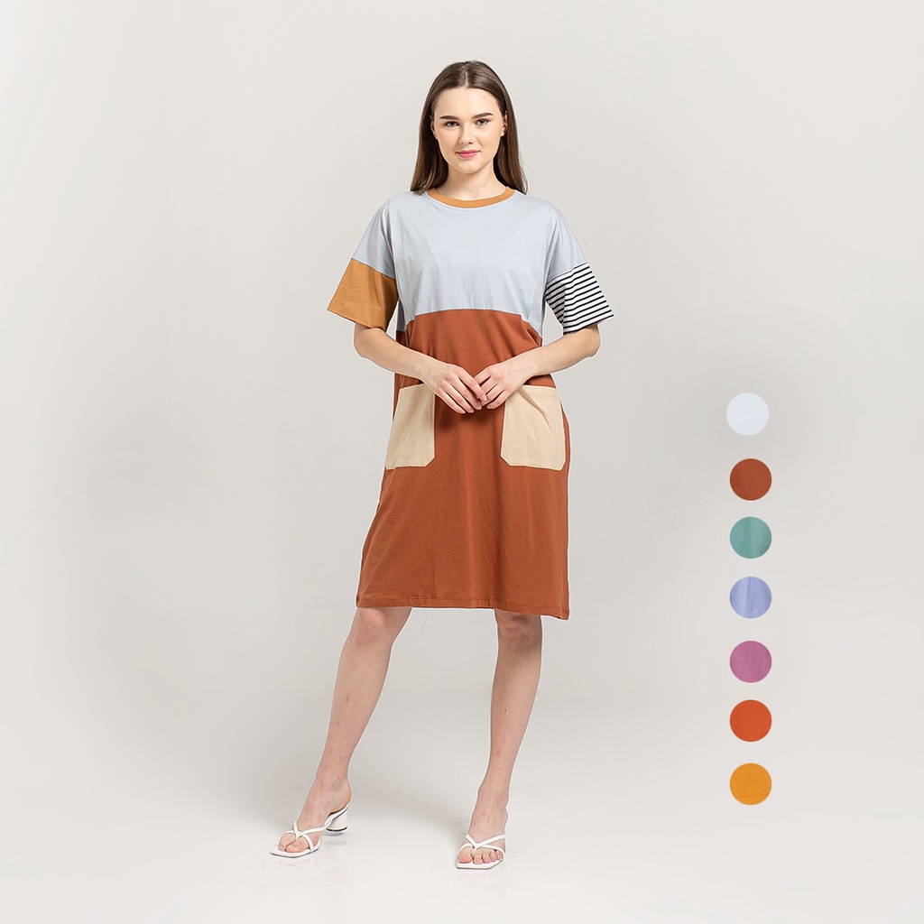  Nyonya Nursing Wear  Sendira - Baju Ibu Hamil Dan Menyusui - Mazarin Family Set