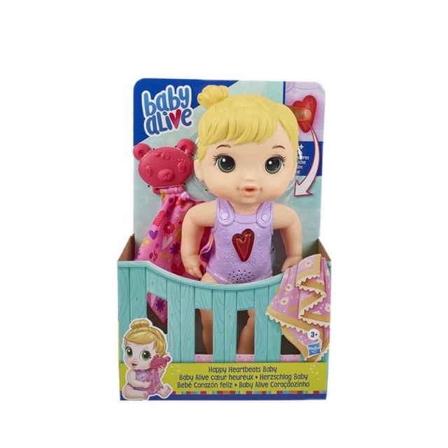 Baby alive BA heartbeats boneka mainan anak perempuan