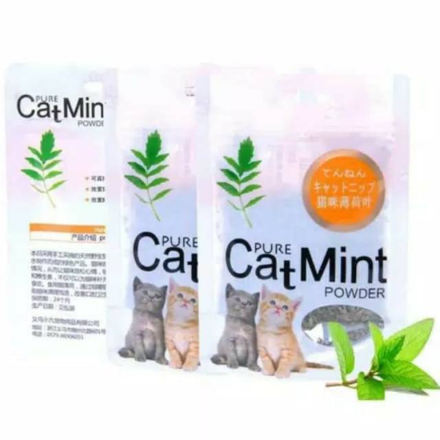 Catnip Camilan Kucing 5g Catmint Menthol Snack Makanan Cat Kitten Import