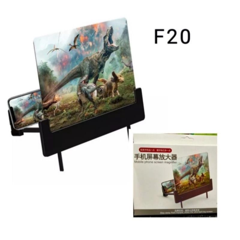 Kaca Pembesar Layar HP F20 3D Enlarged Screen Layar