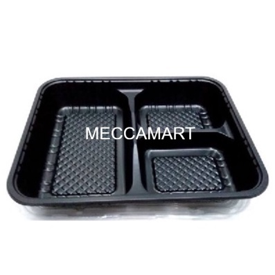 Box Bento Sekat 3/ Tray Bento / Tray Makanan / Sekat 3